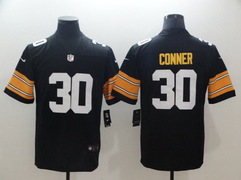 Men Pittsburgh Steelers #30 Conner Black Nike Vapor Untouchable Limited NFL Jersey